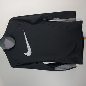 Nike Boys Pro Warm Dri-Fit Long Sleeve Mock Neck L/S Training Shirt Size XL